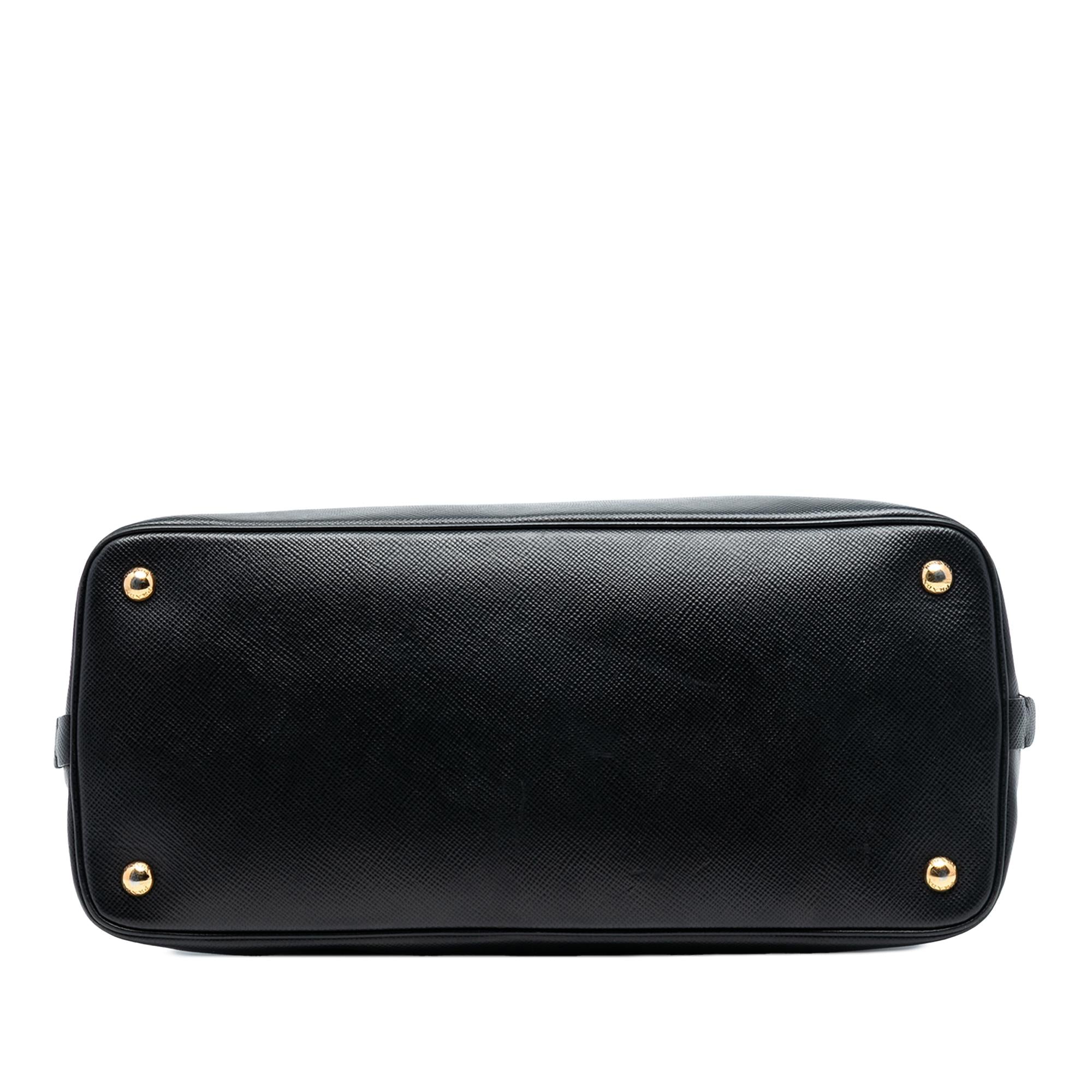Prada Saffiano Cuir Convertible Top Handle Bag