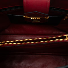 Prada Saffiano Cuir Convertible Top Handle Bag