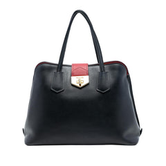 Prada Saffiano Cuir Convertible Top Handle Bag