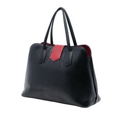 Prada Saffiano Cuir Convertible Top Handle Bag