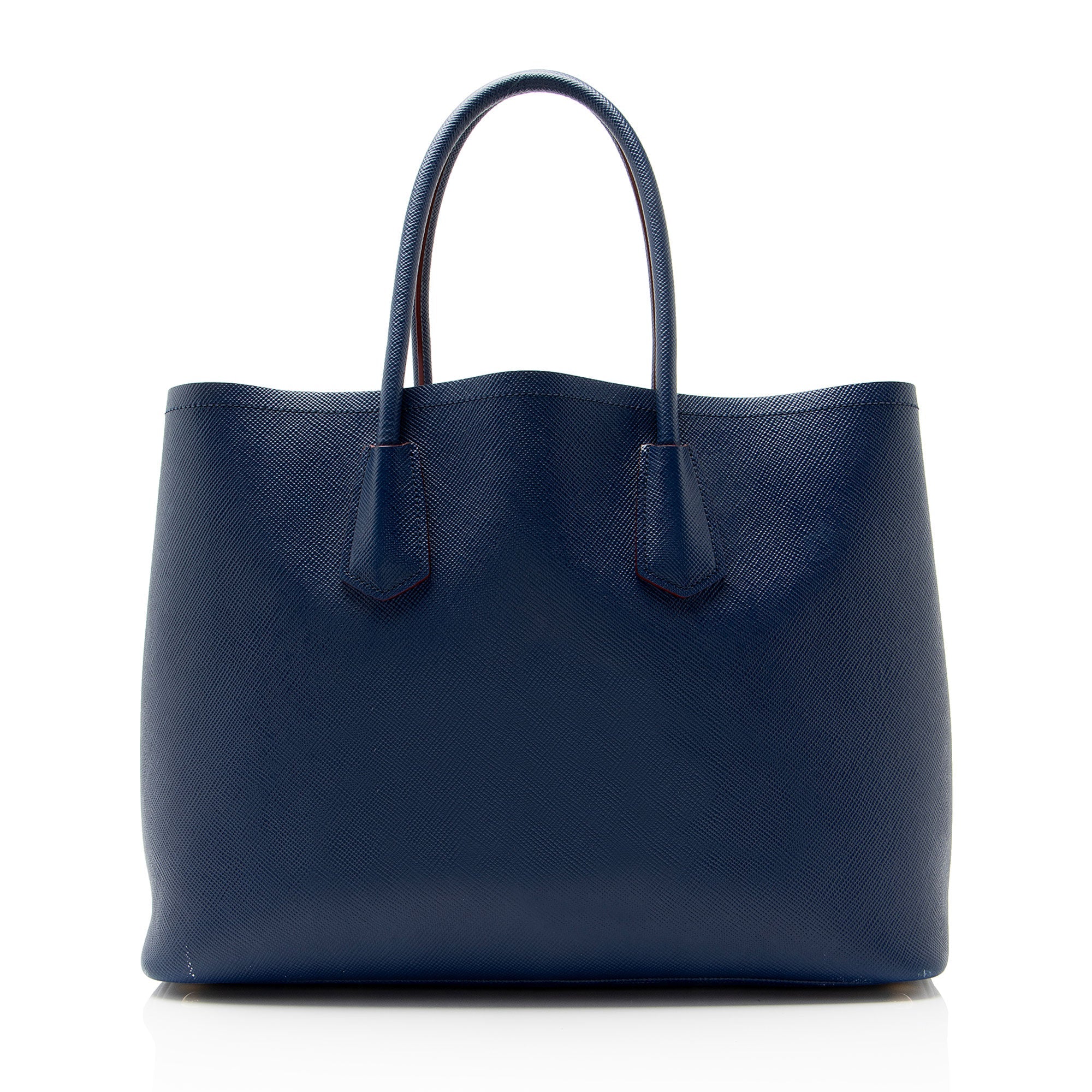 Prada Saffiano Cuir Double Handle Large Tote