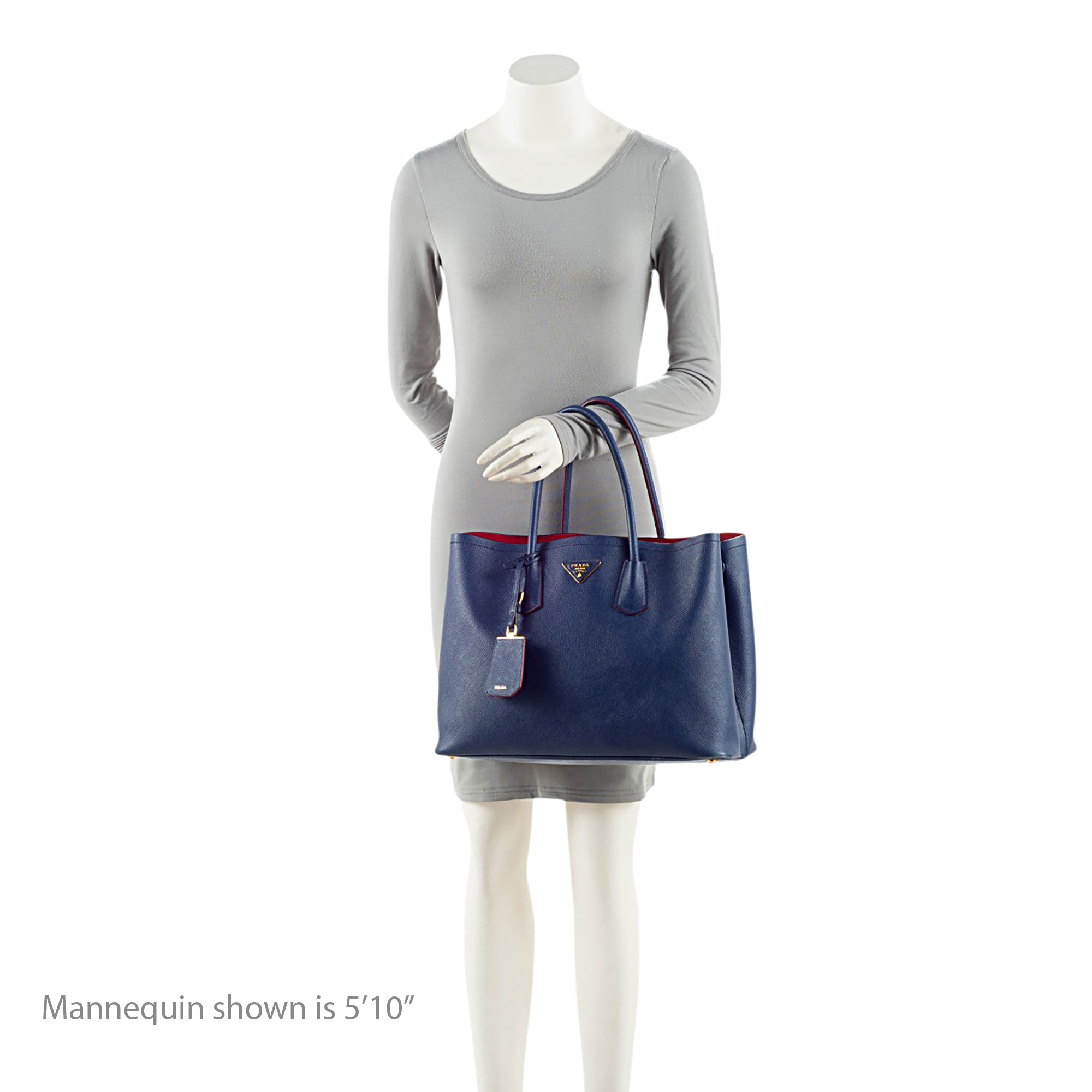 Prada Saffiano Cuir Double Handle Large Tote