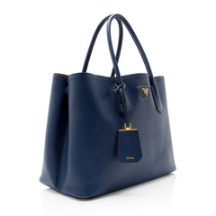 Prada Saffiano Cuir Double Handle Large Tote