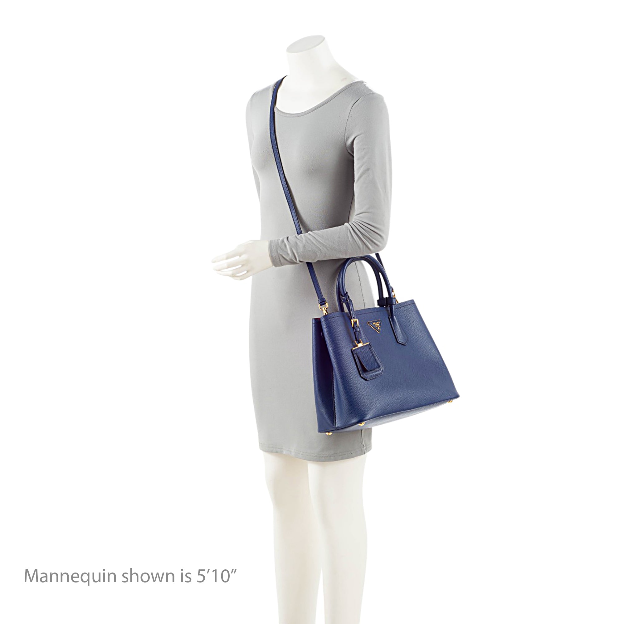 Prada Saffiano Cuir Double Handle Medium Tote
