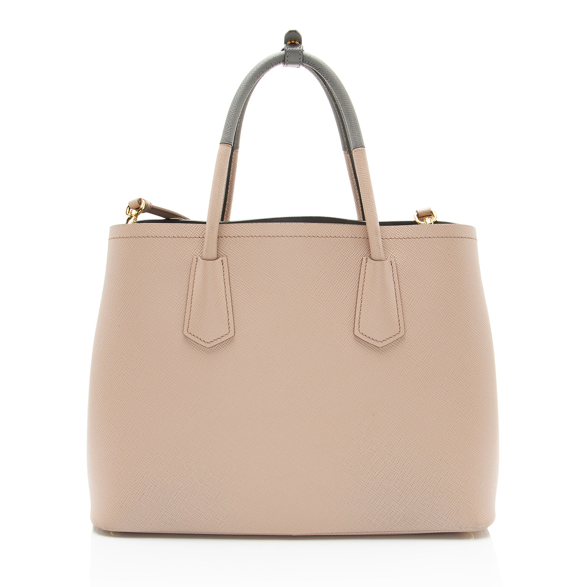 Prada Saffiano Cuir Double Handle Medium Tote