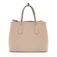 Prada Saffiano Cuir Double Handle Medium Tote