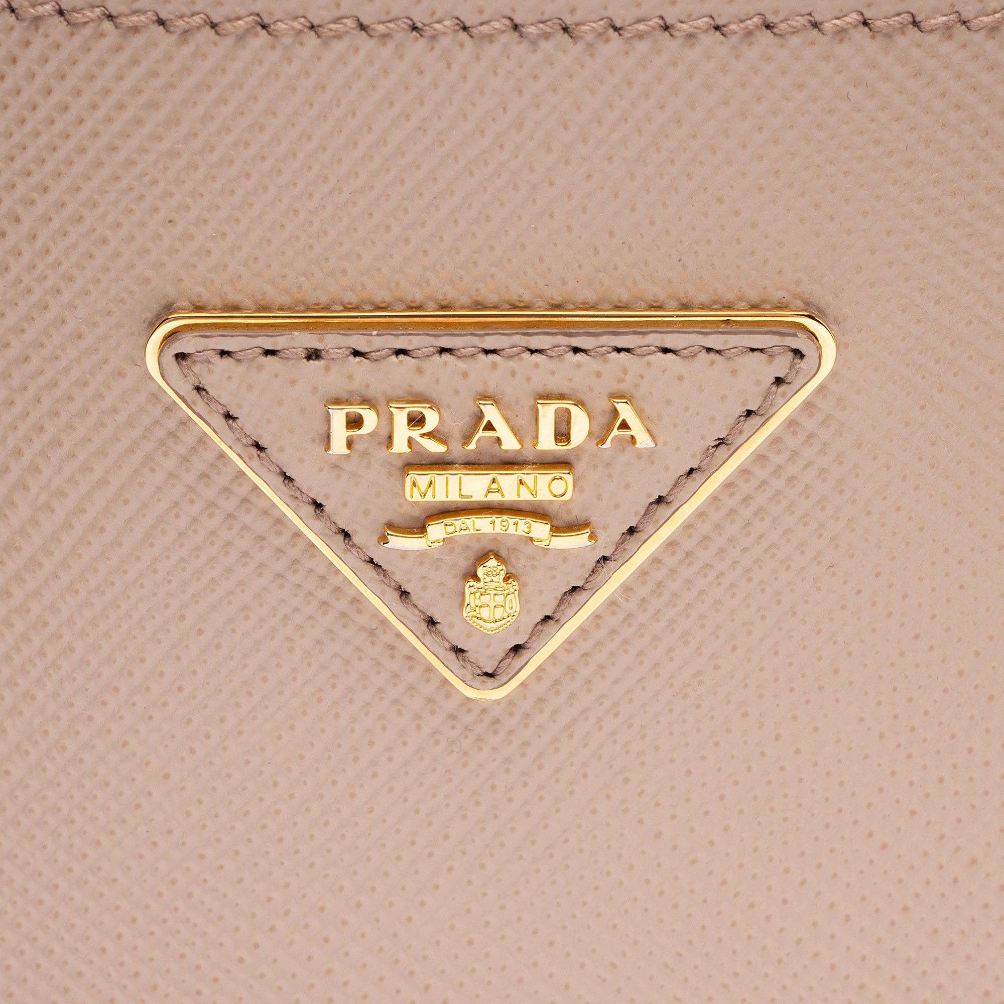 Prada Saffiano Cuir Double Handle Medium Tote