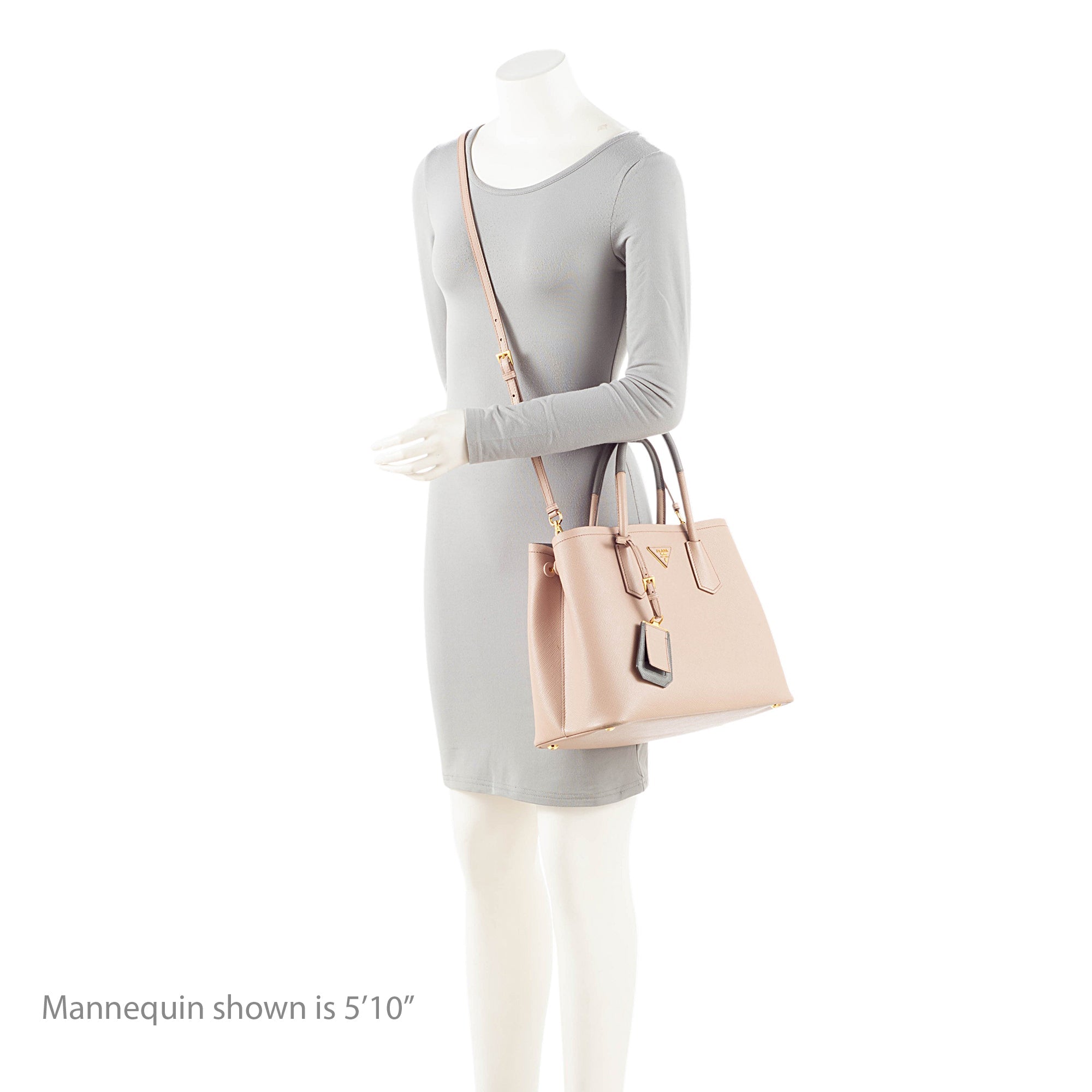 Prada Saffiano Cuir Double Handle Medium Tote