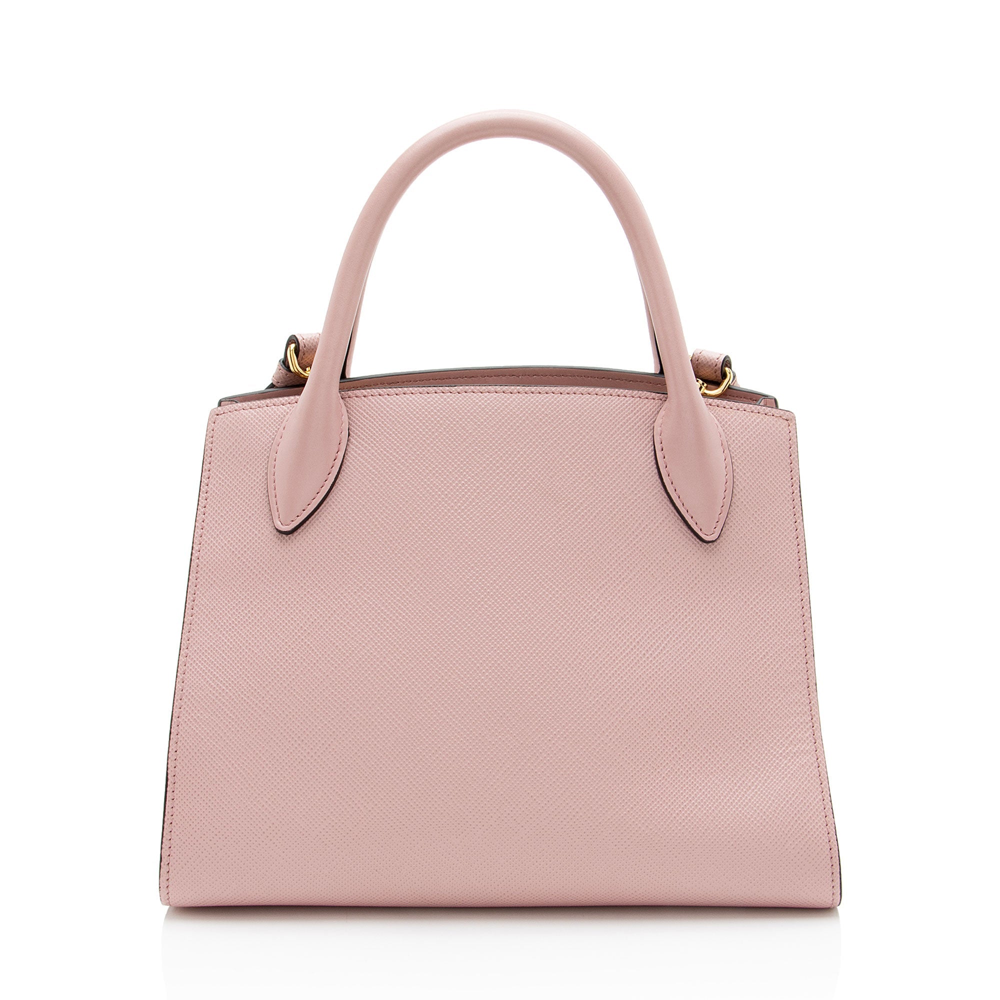 Prada Saffiano Cuir Leather Monochrome Small Tote