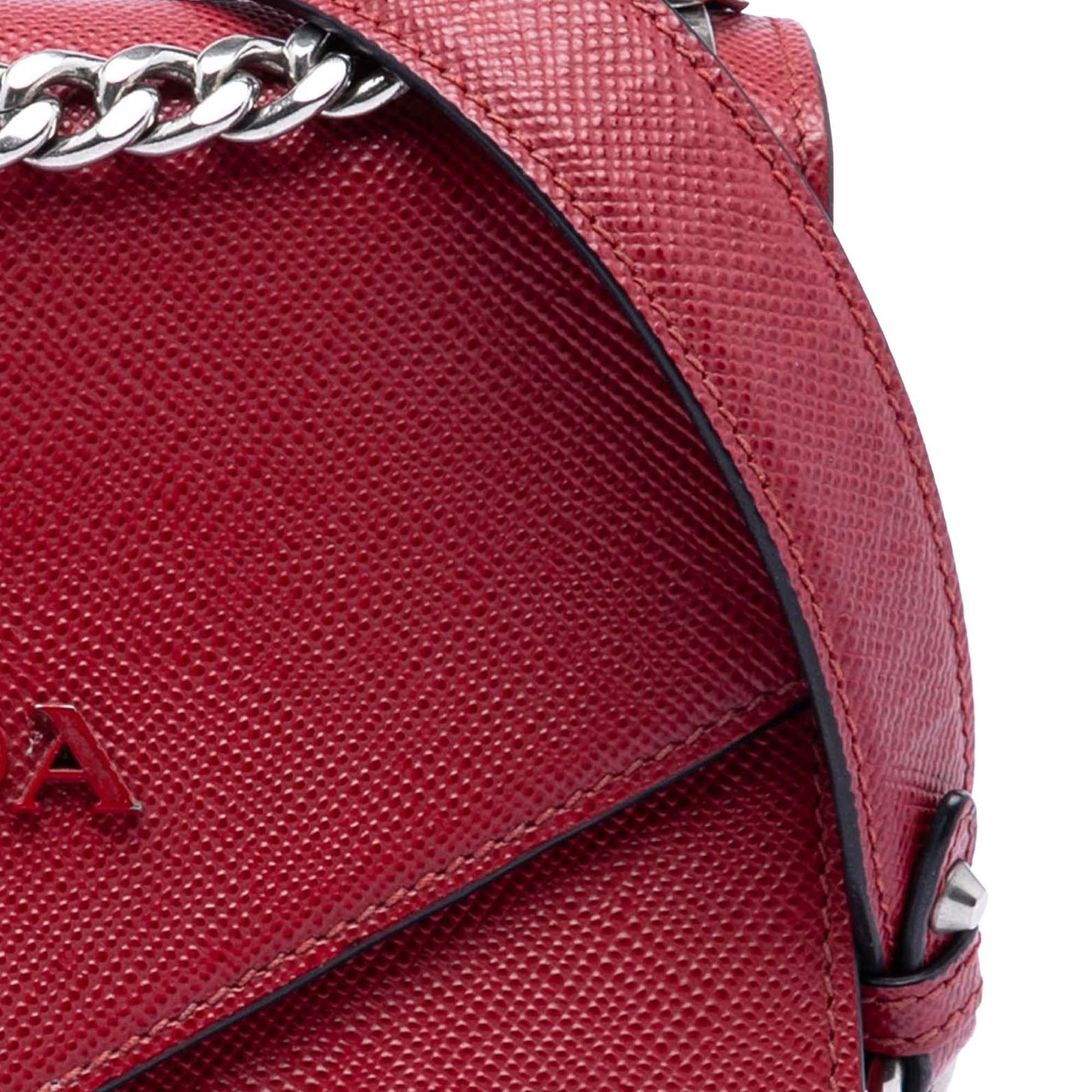 Prada Saffiano Cuir Monochrome Envelope Crossbody
