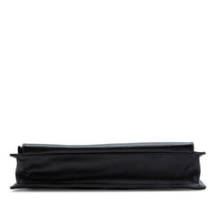 Prada Saffiano Cuir Travel Front Zip Pocket Briefcase