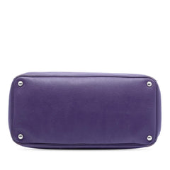 Prada Saffiano Cuir Turnlock Twin Satchel