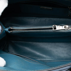 Prada Saffiano Cuir Turnlock Twin Satchel