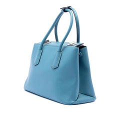 Prada Saffiano Cuir Turnlock Twin Satchel