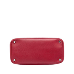 Prada Saffiano Cuir Turnlock Twin Satchel