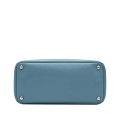 Prada Saffiano Cuir Turnlock Twin Satchel