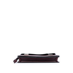 Prada Saffiano Double Lock Convertible Clutch