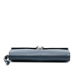 Prada Saffiano Envelope Pushlock Clutch