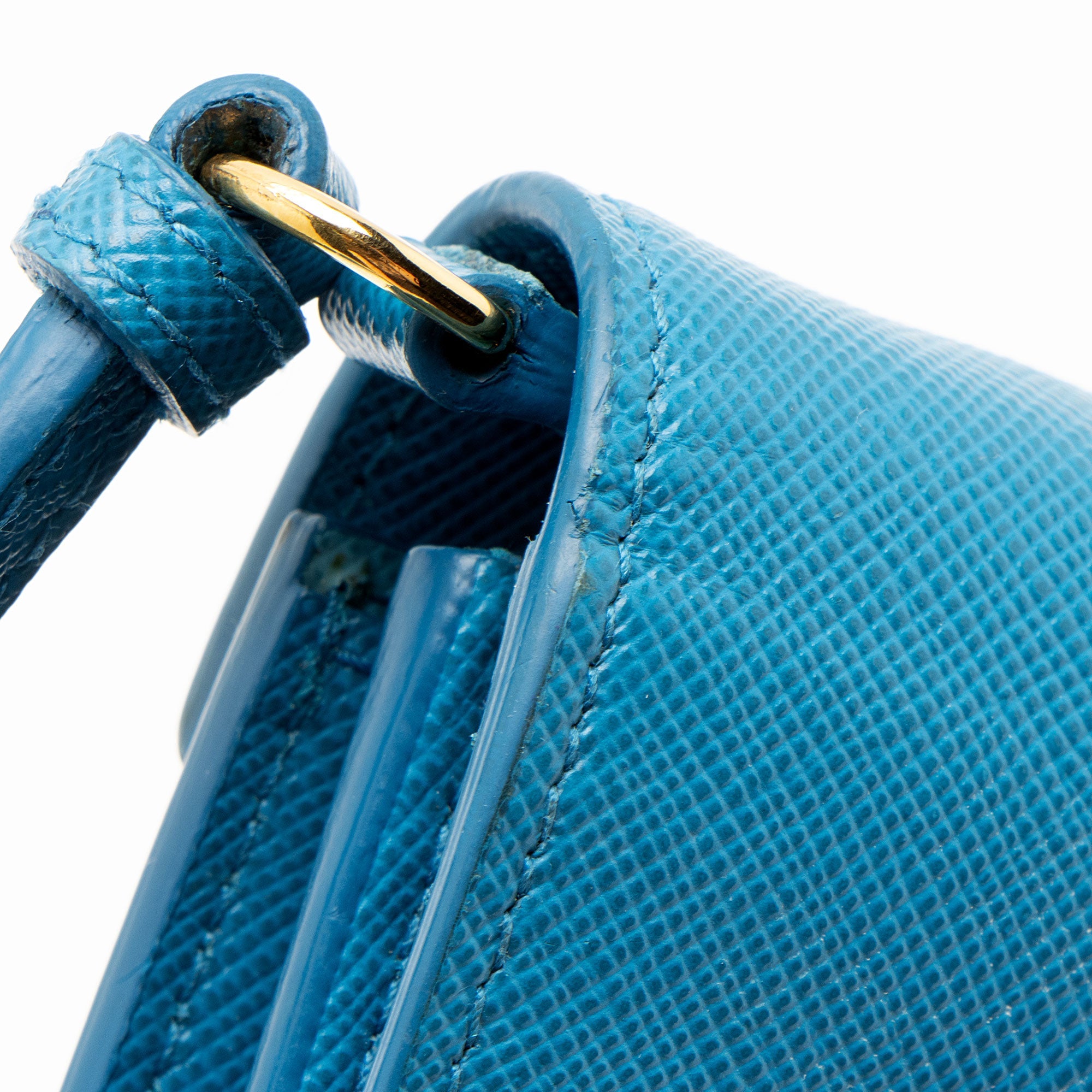 Prada Saffiano Envelope Wallet on Strap