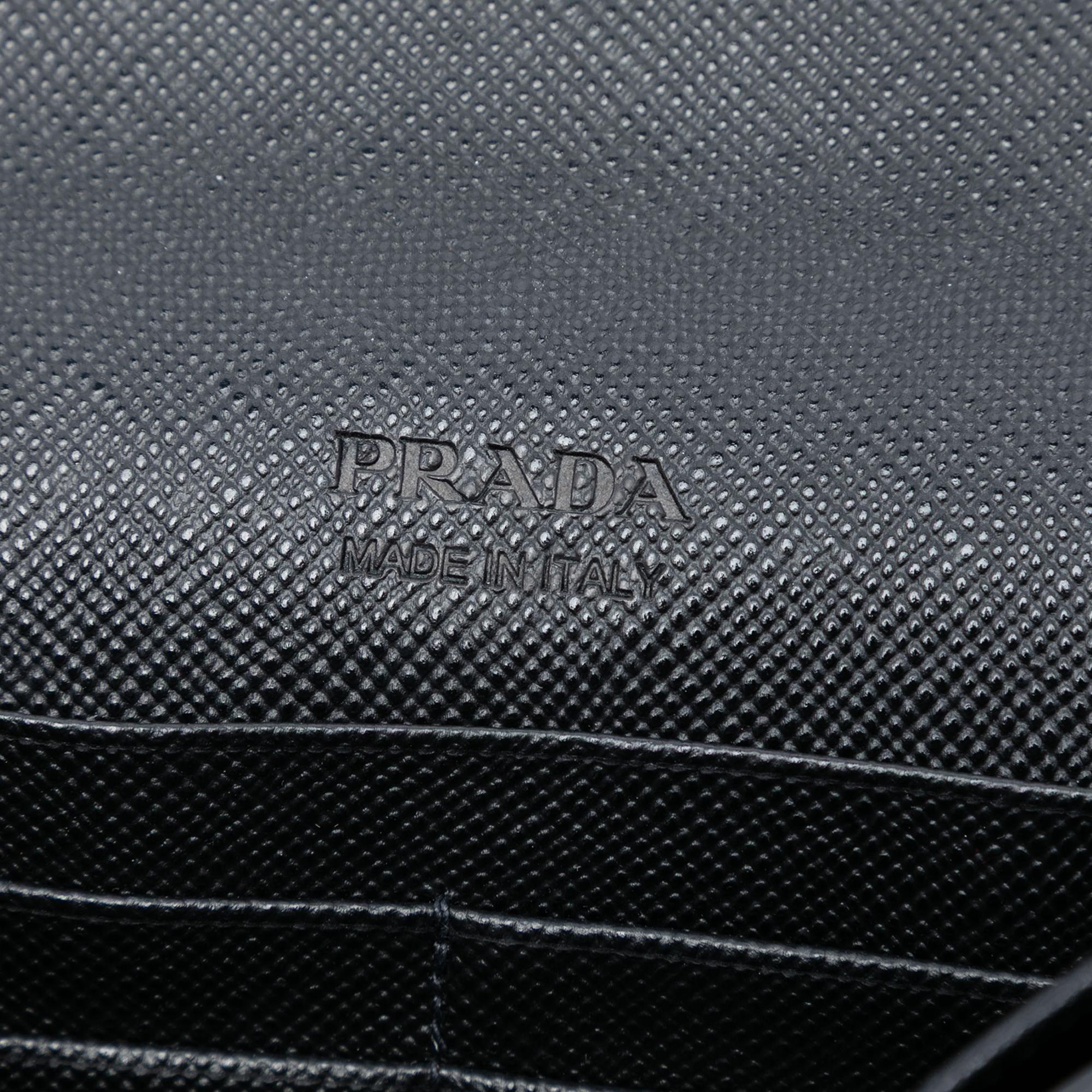 Prada Saffiano Flap Clutch
