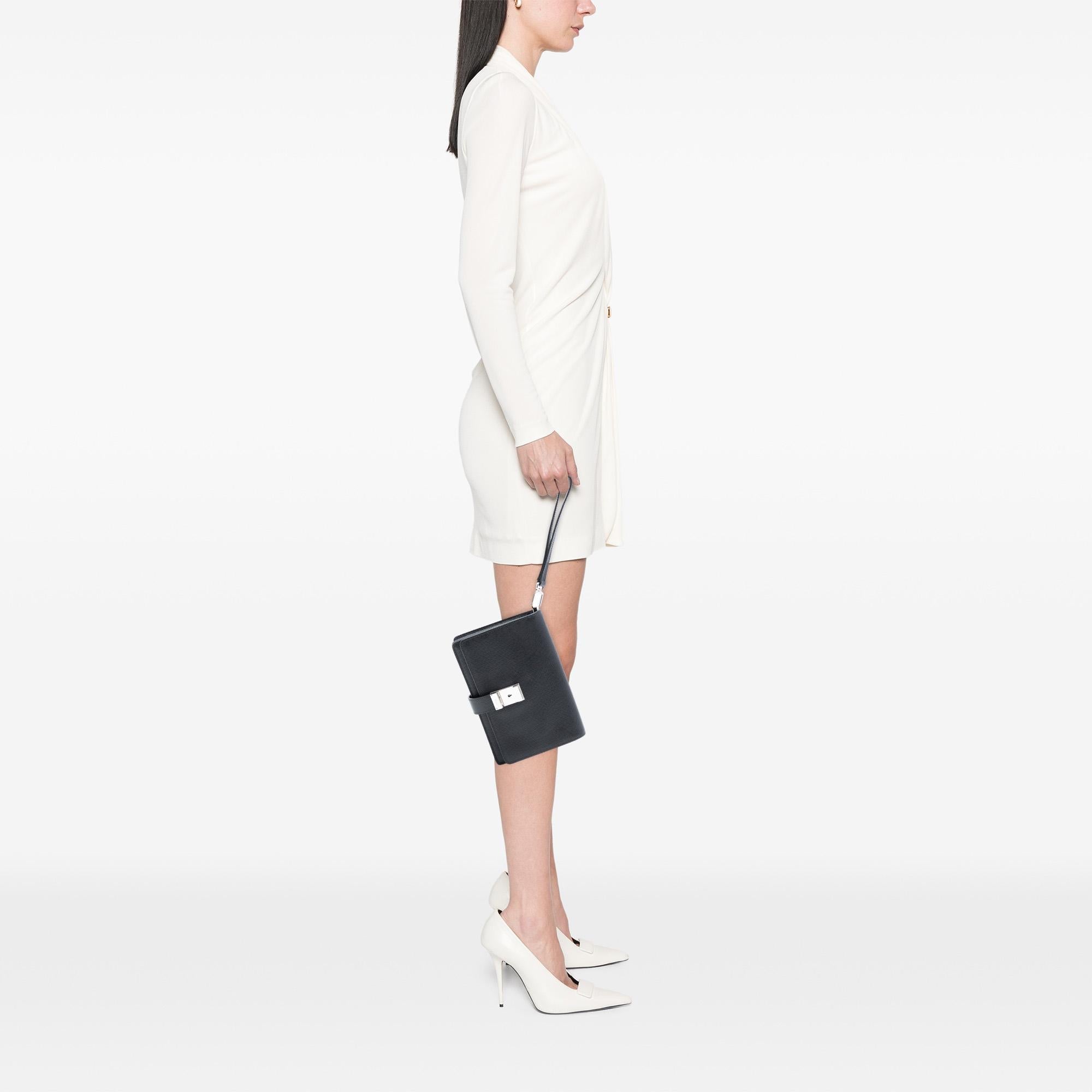 Prada Saffiano Flap Clutch