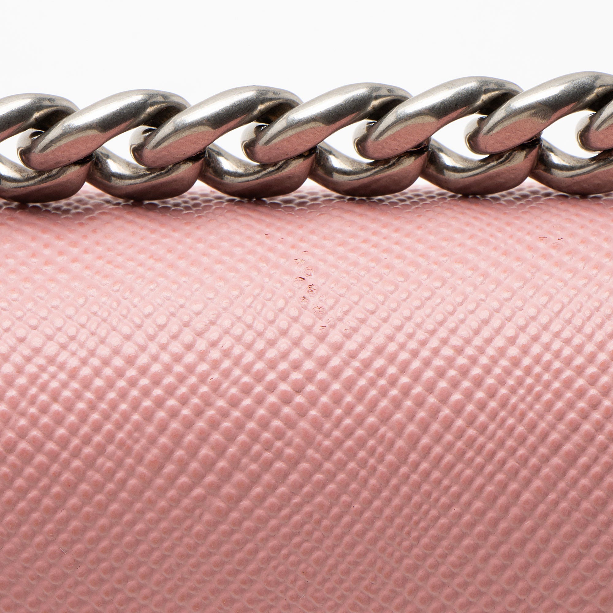 Prada Saffiano Leather Monochrome Chain Shoulder Bag