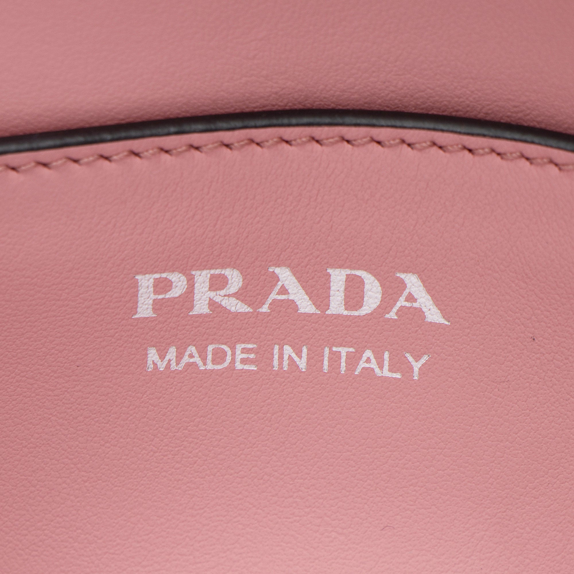 Prada Saffiano Leather Monochrome Chain Shoulder Bag