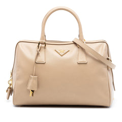 Prada Saffiano Lux Boston Bag