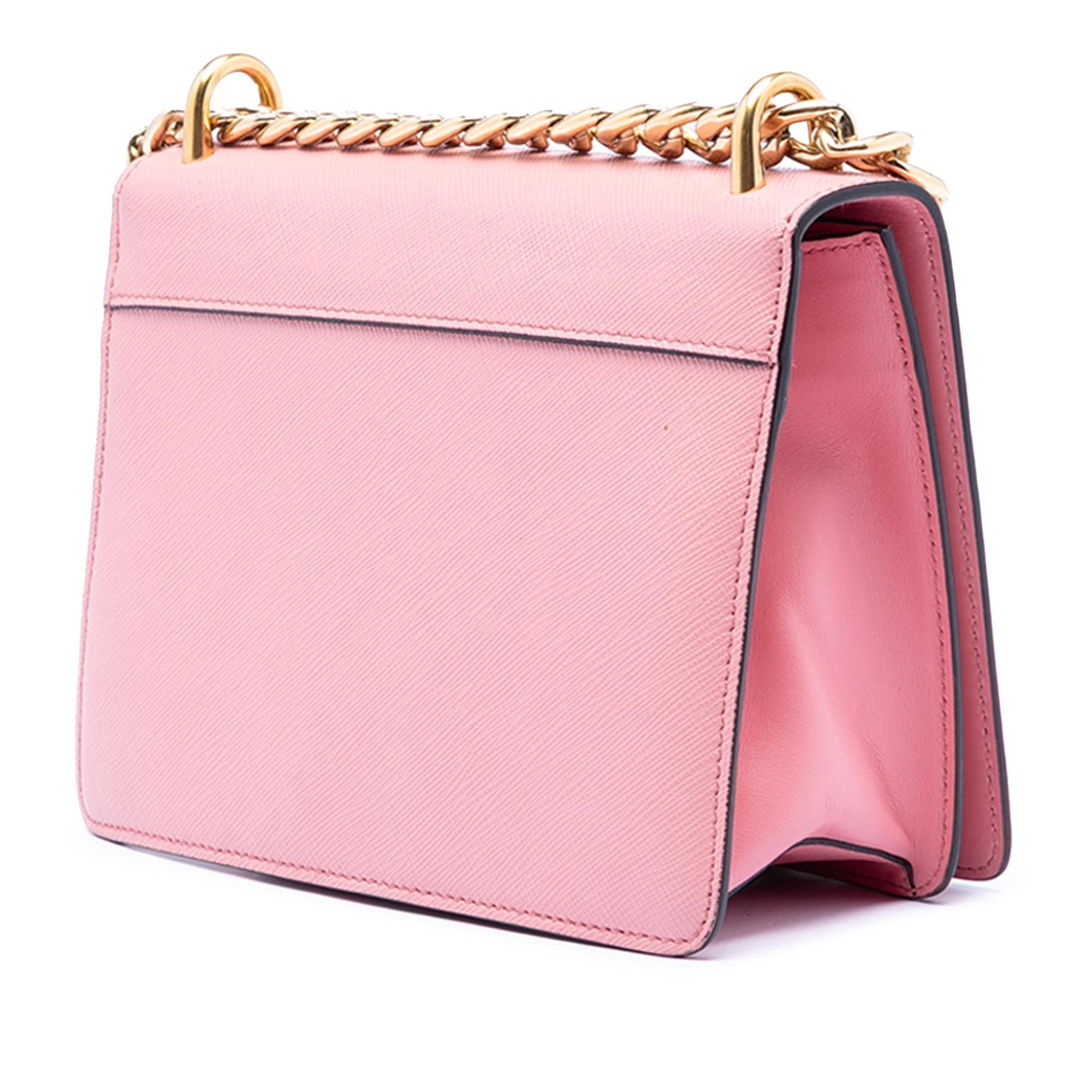 Prada Saffiano Lux Chain Crossbody