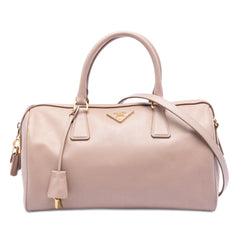 Prada Saffiano Lux Convertible Bowler Bag