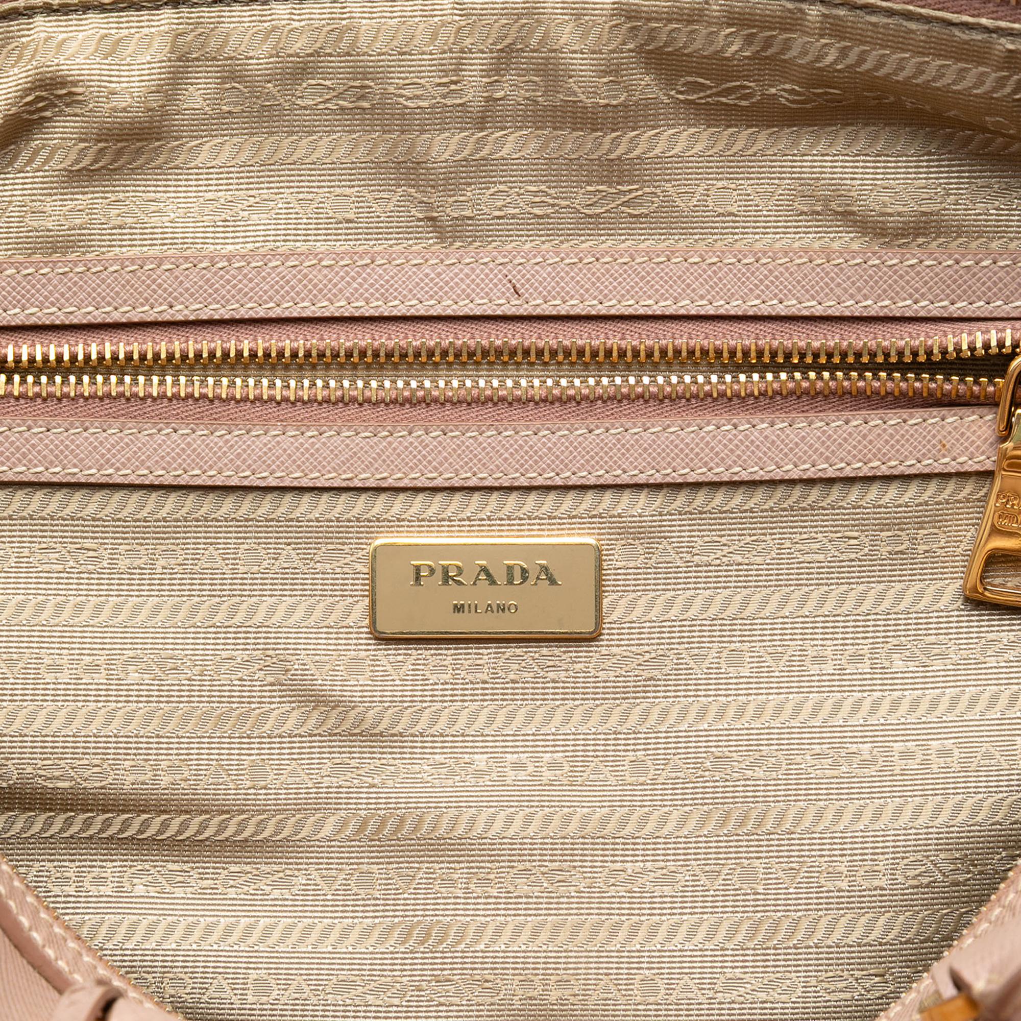 Prada Saffiano Lux Convertible Bowler Bag