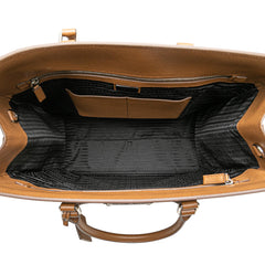 Prada Saffiano Lux Double Handle Shopping Tote