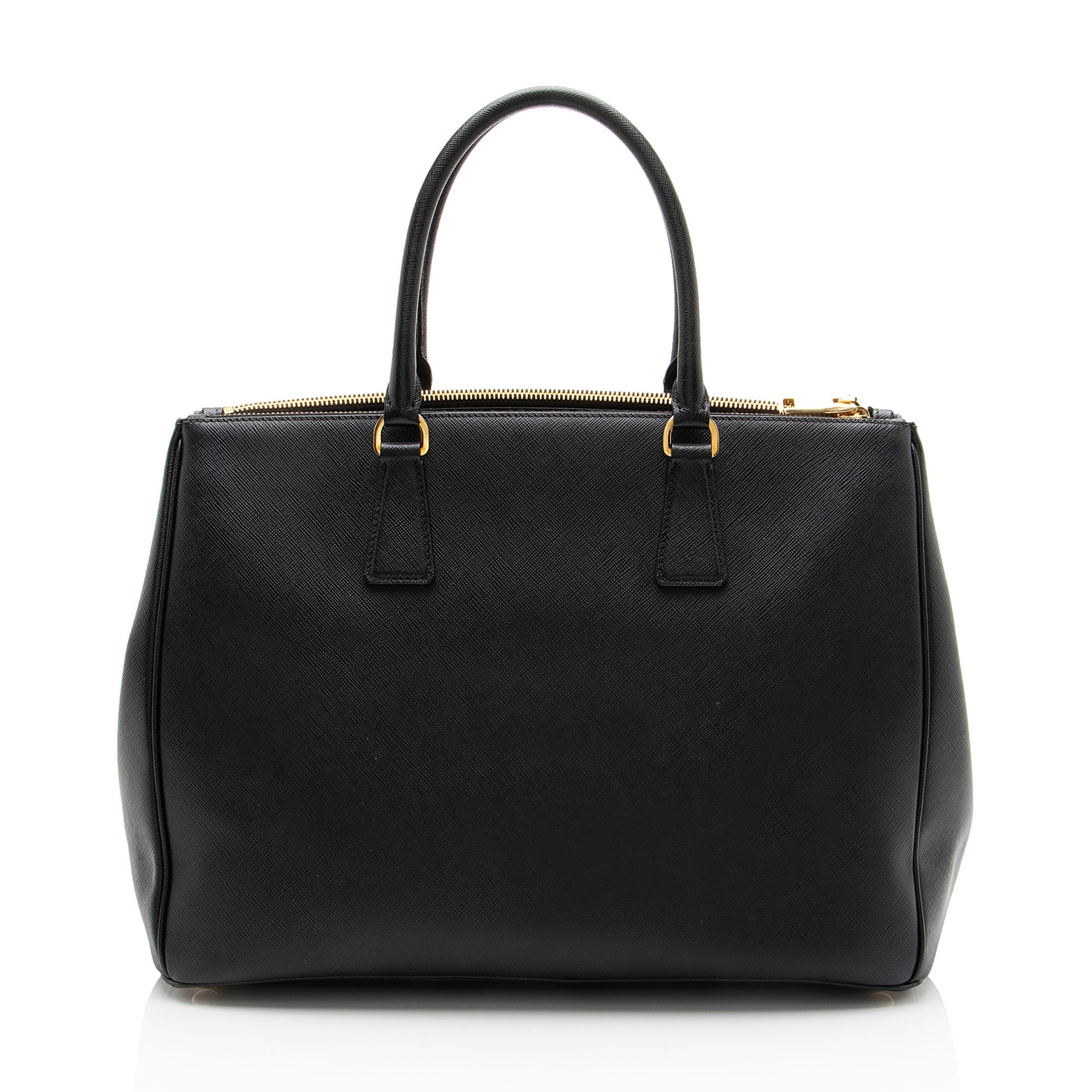 Prada Saffiano Lux Double Zip Large Tote