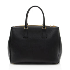 Prada Saffiano Lux Double Zip Large Tote