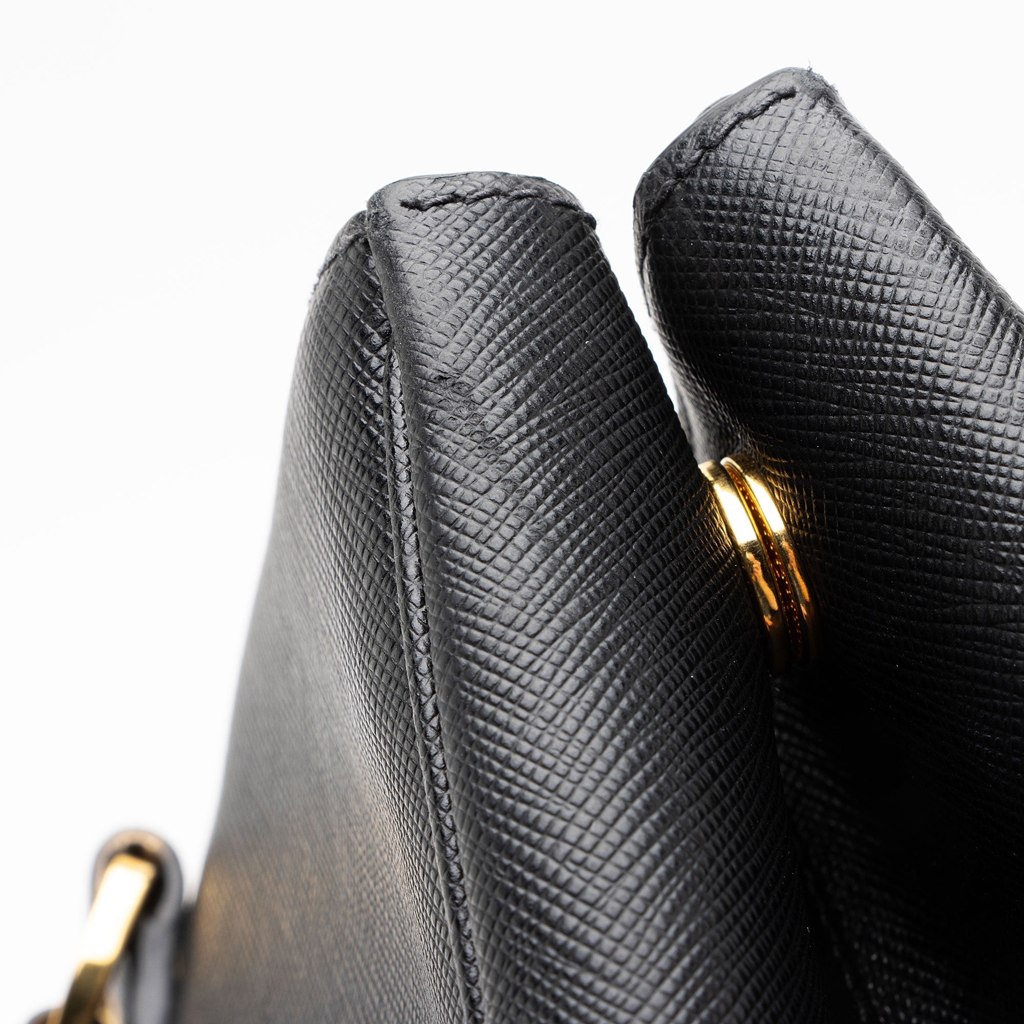 Prada Saffiano Lux Double Zip Large Tote
