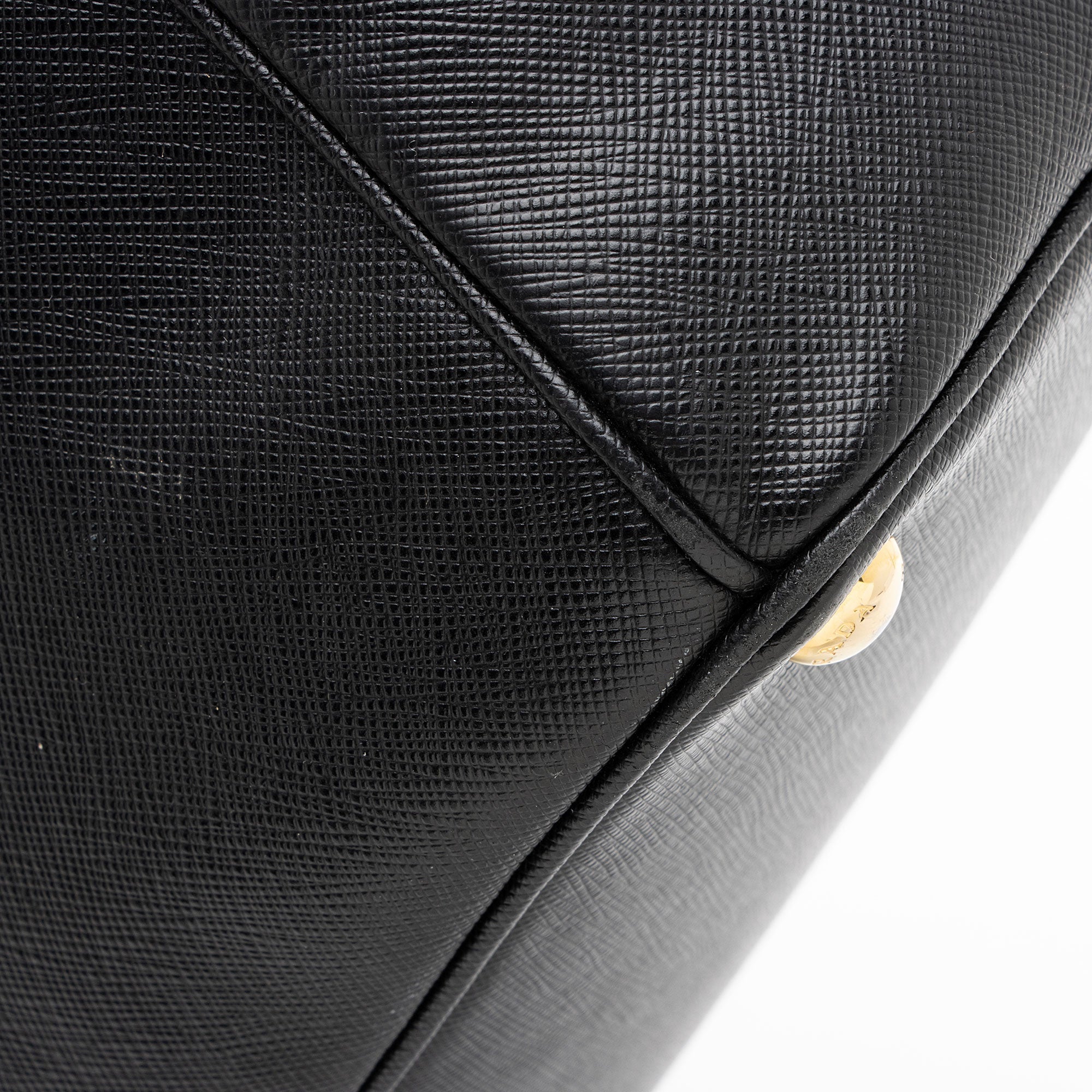 Prada Saffiano Lux Double Zip Large Tote