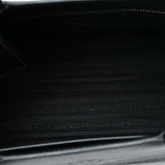 Prada Saffiano Lux Embossed Logo Convertible Tote