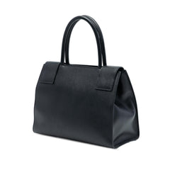 Prada Saffiano Lux Embossed Logo Convertible Tote