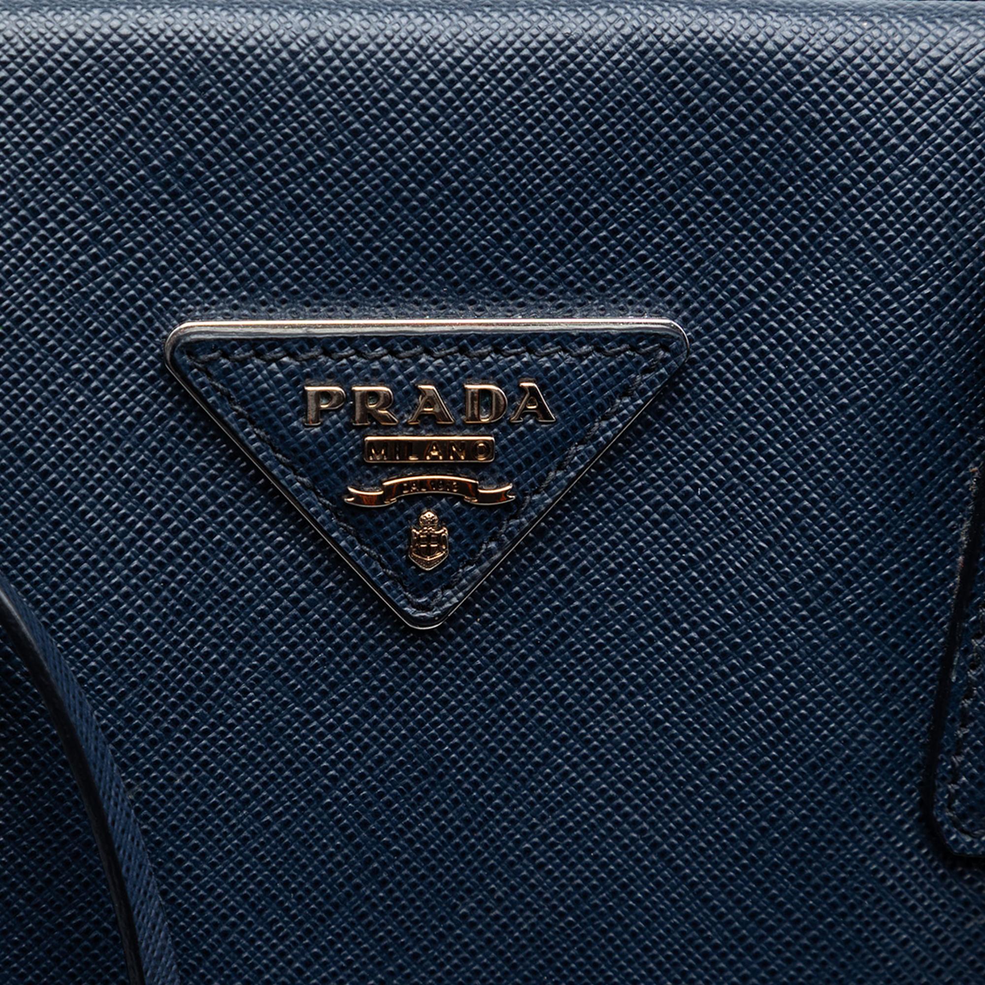 Prada Saffiano Lux Open Convertible Tote