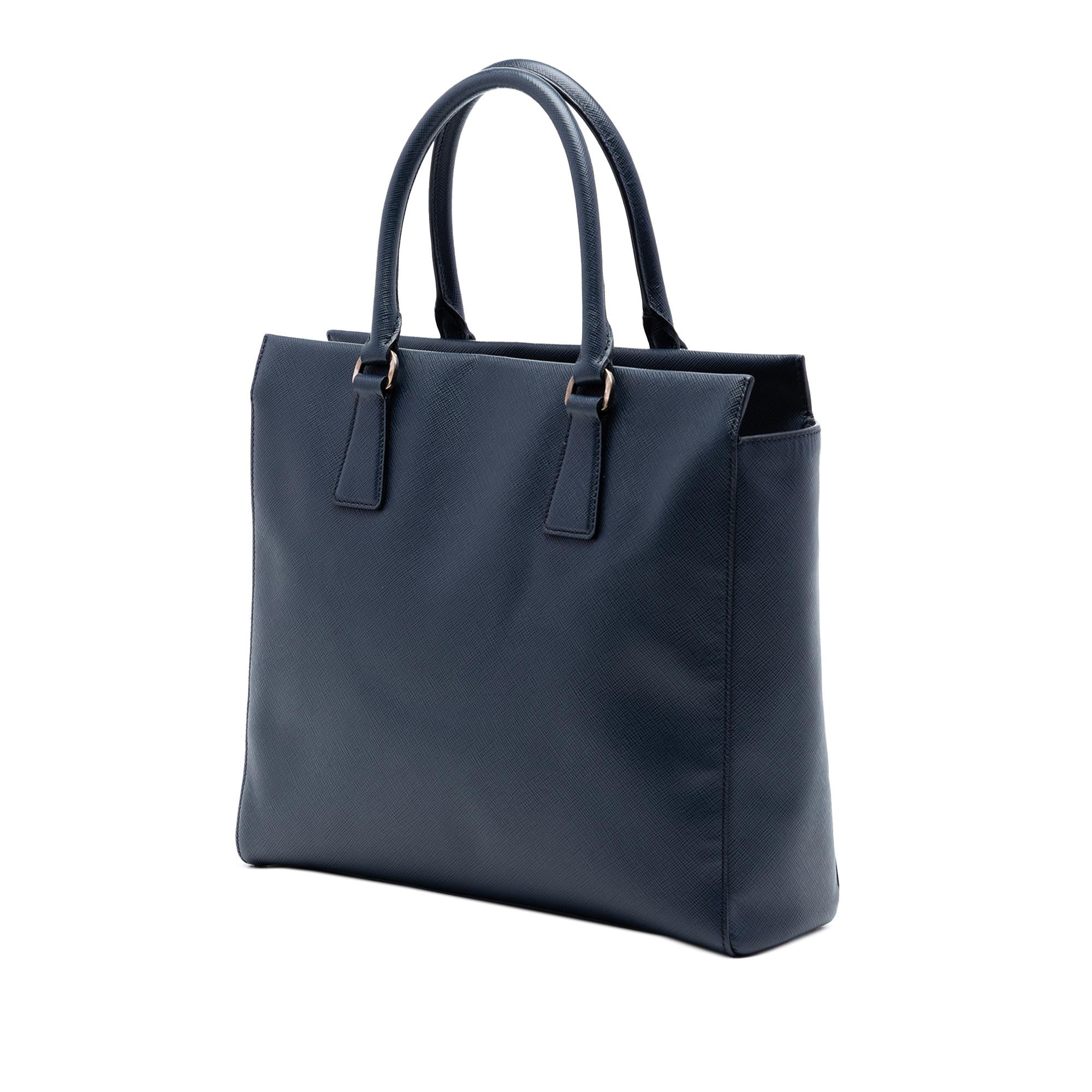 Prada Saffiano Lux Open Convertible Tote
