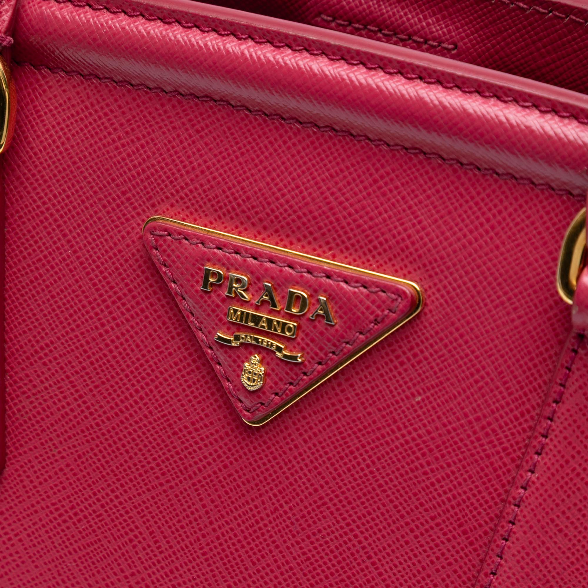 Prada Saffiano Lux Parabole Satchel