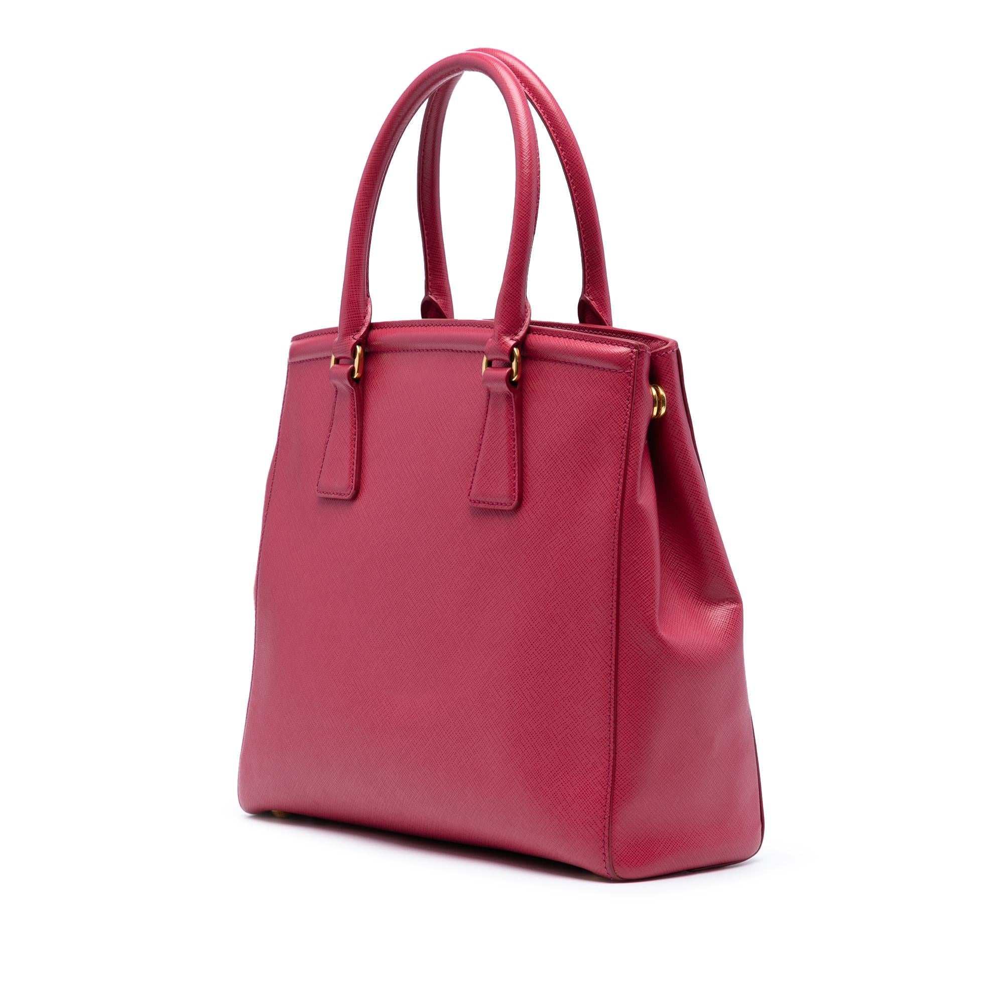Prada Saffiano Lux Parabole Satchel