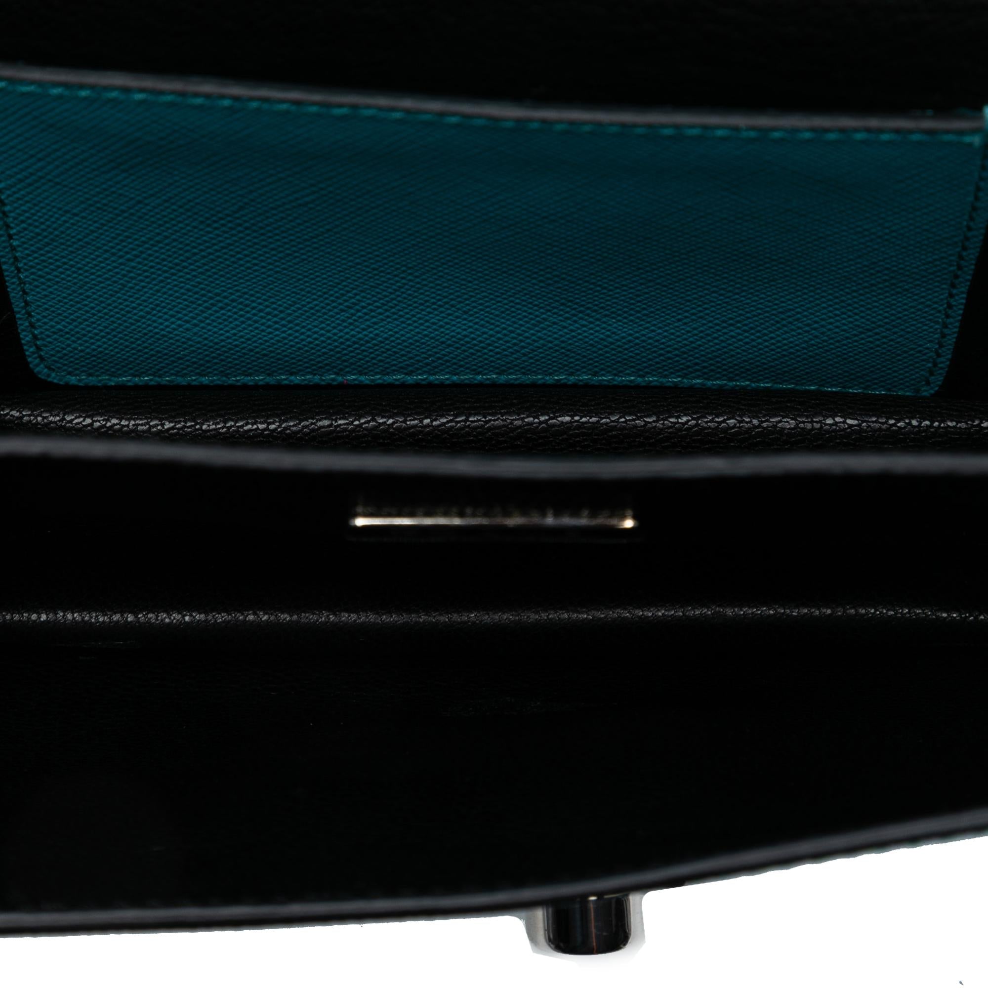 Prada Saffiano Lux Sound Lock Satchel