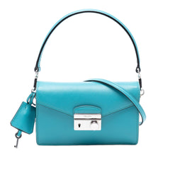 Prada Saffiano Lux Sound Lock Satchel