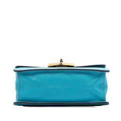 Prada Saffiano Lux Turnlock Chain Crossbody