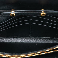 Prada Saffiano Lux Wallet On Chain