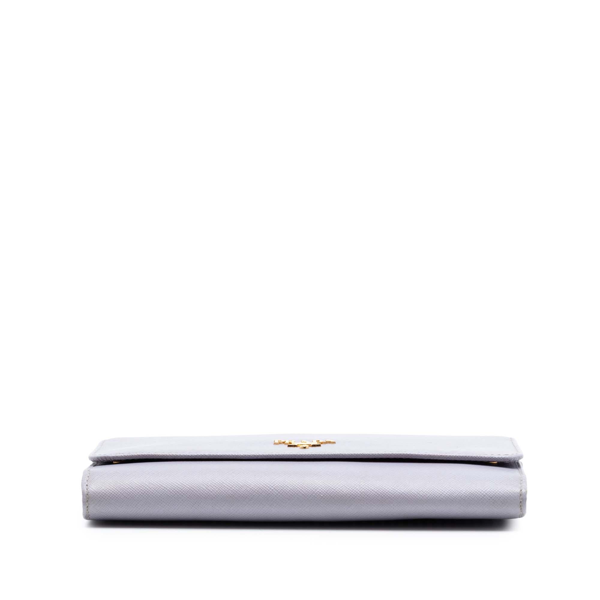 Prada Saffiano Lux Wallet On Chain