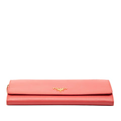 Prada Saffiano Lux Wallet On Chain