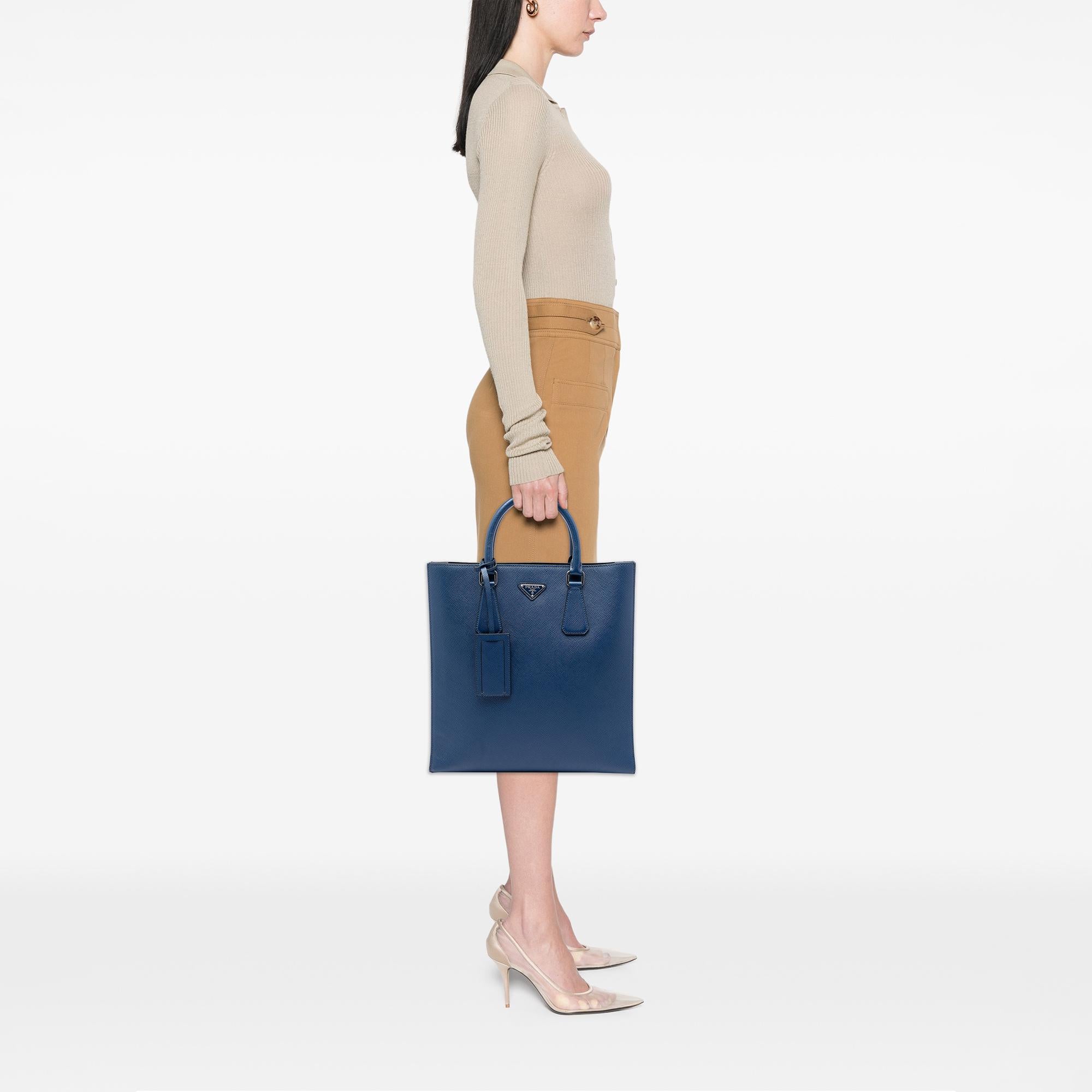 Prada Saffiano North South Tote