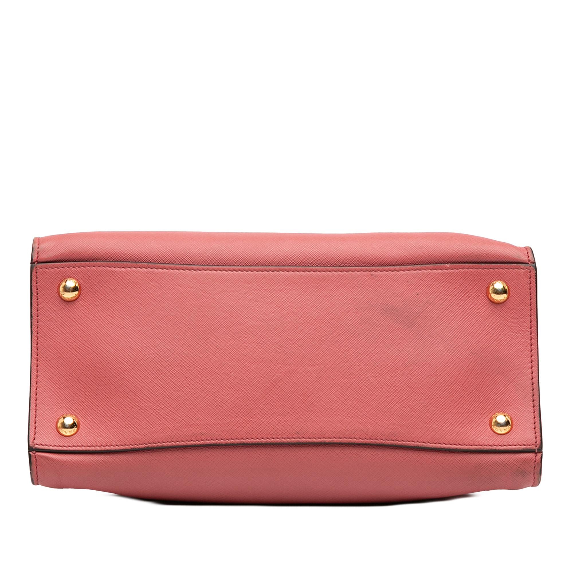 Prada Saffiano Soft Triple Pocket Tote